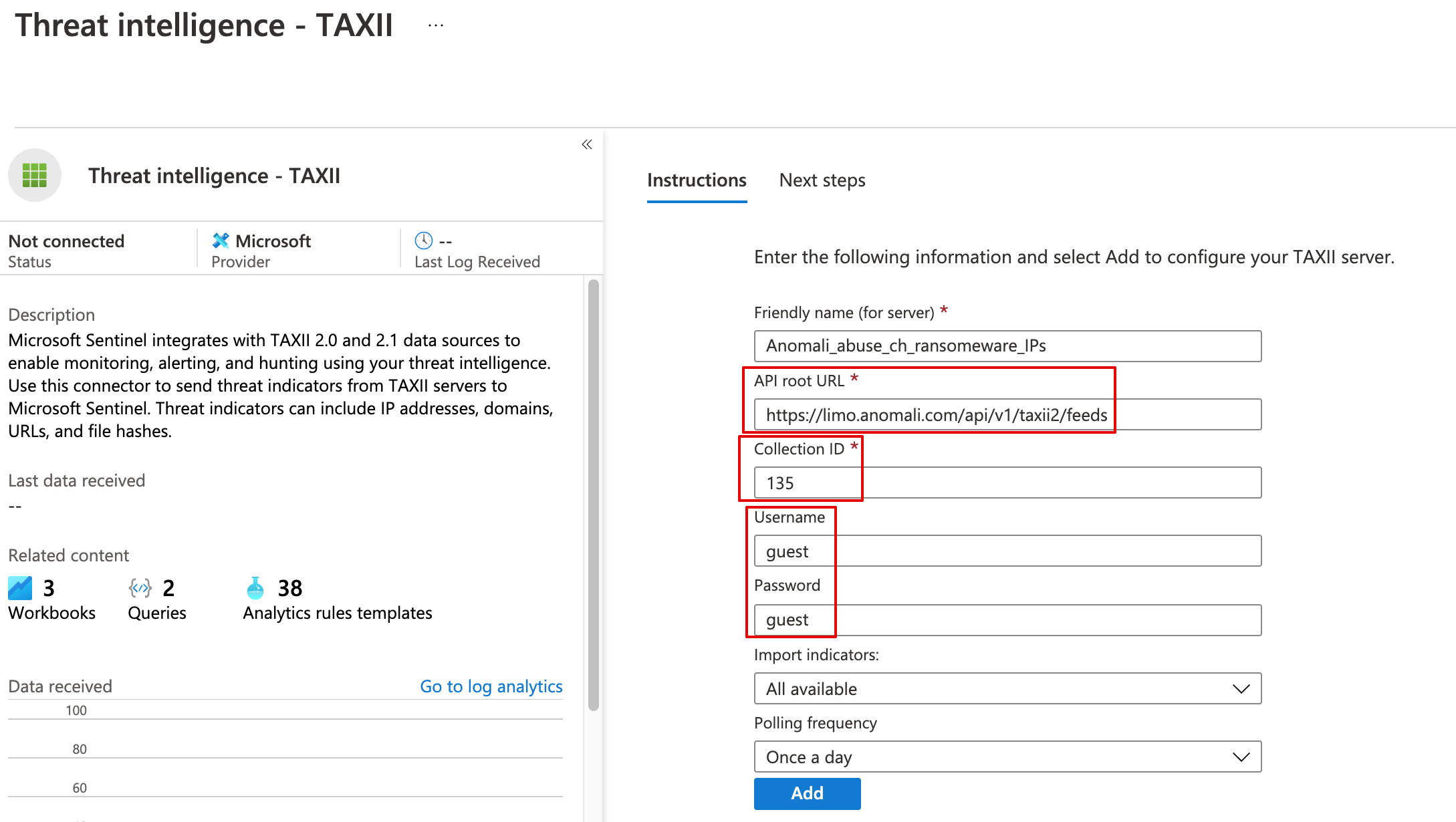 2 ways to get (free) Threat Intelligence feeds into Microsoft Sentinel ...